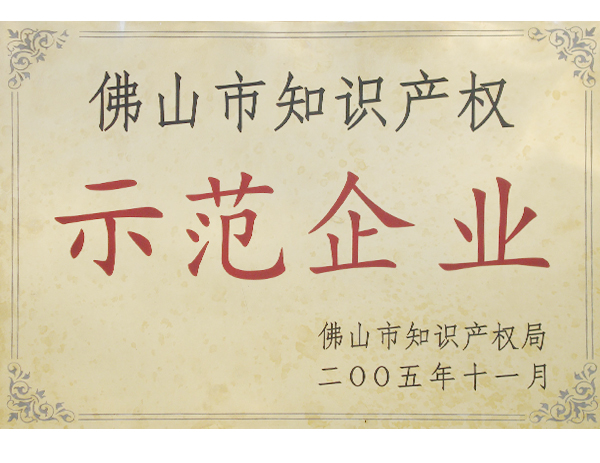 2005年佛山市知识产权示范企业